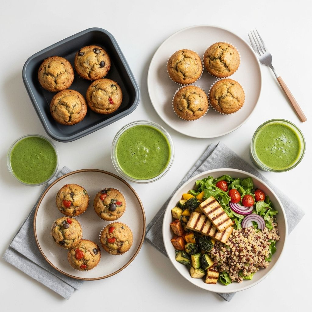 Healthy lifestyle with balanced nutrition